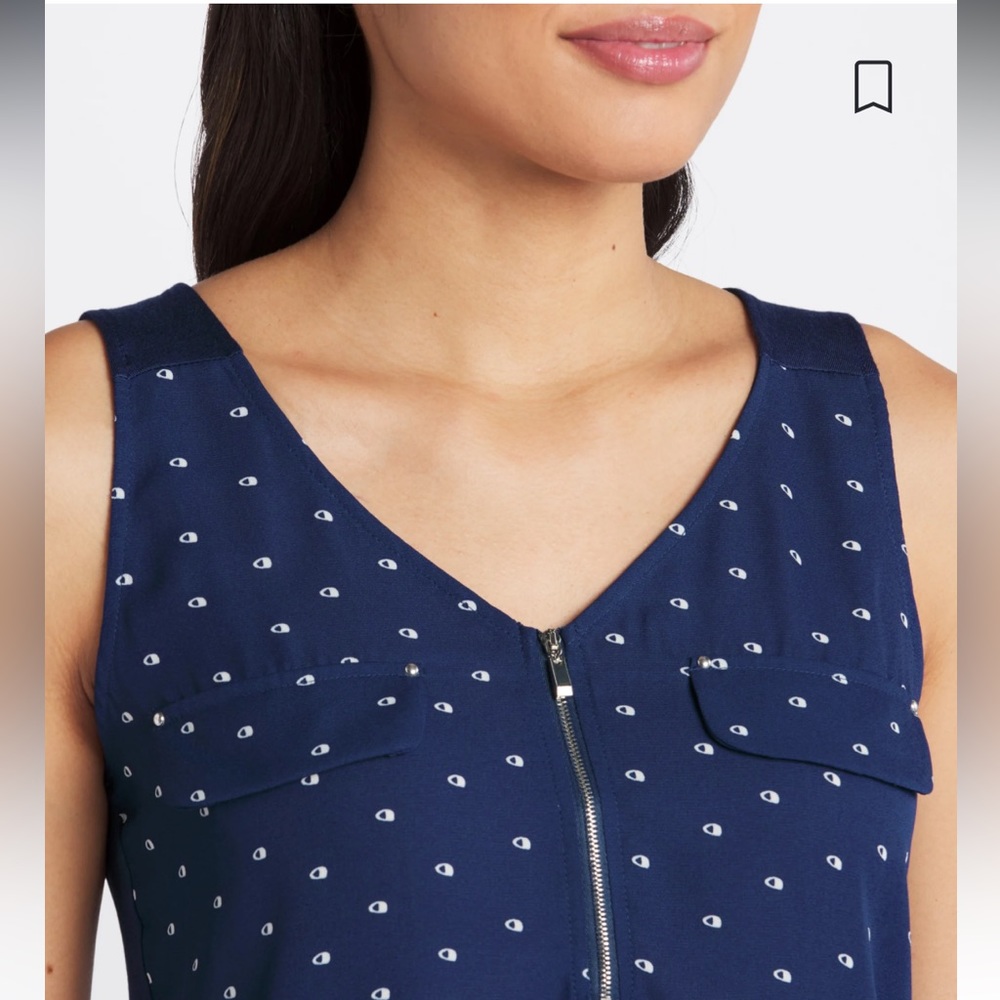 Mixed Material Blouse - image 7